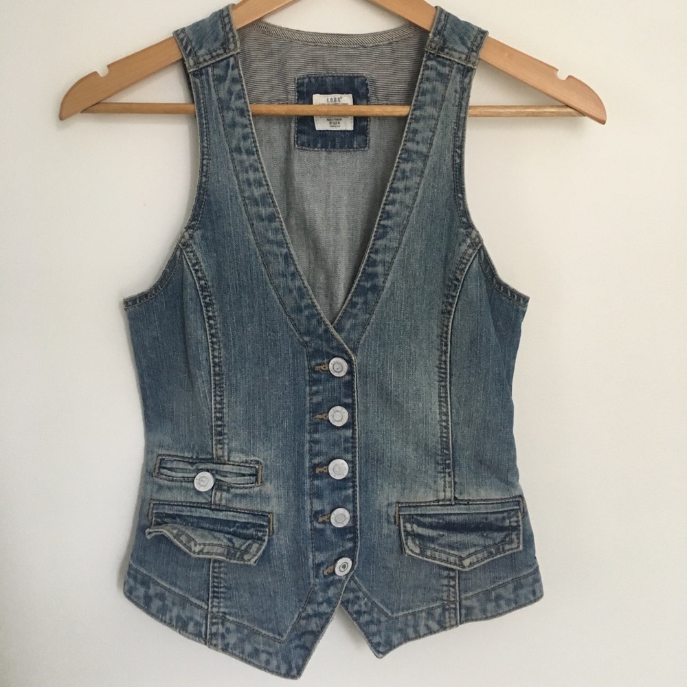H&M L.O.G.G. Denim Vest